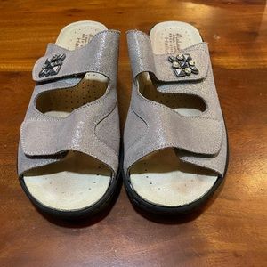 Hickersberger Hallux Women's Sandals Mauve Shimmer Size 39 (US 8)